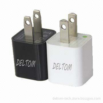 Standard 5V/1A output USB mobile phone charger for iPhone and other smartphones
